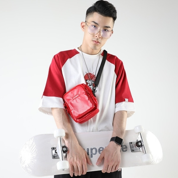 Geantă bărbătească mică în trei culori