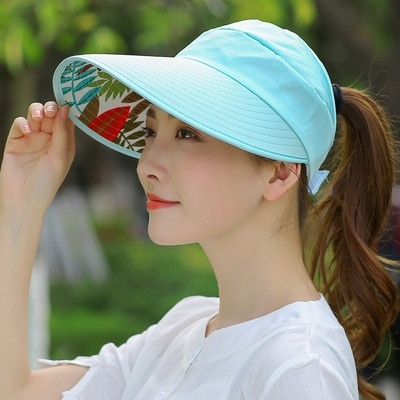 Palarie de vara moderna de dama cu motive florale in diferite culori