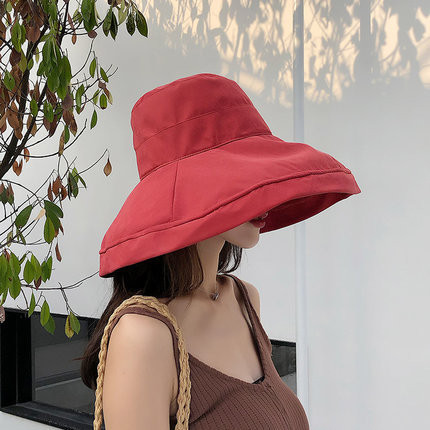 Palarie de plaja dama cu cravate in mai multe culori