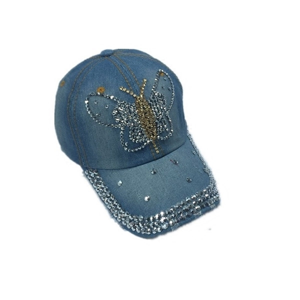 Női farmer sapka napellenzővel és lyukakkal, különböző modellekben