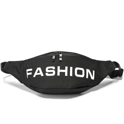 Geantă modernă pentru bărbați cu inscripție în două culori