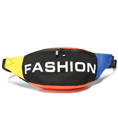 Geantă modernă pentru bărbați cu inscripție în două culori