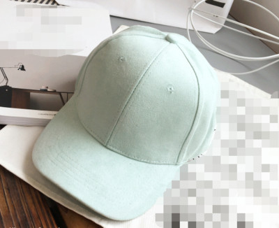 Palarie de dama de piele intoarsa uni cu vizor in mai multe culori