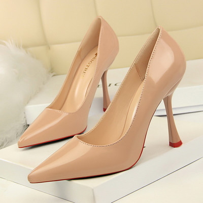 Pantofi de dama eleganti din piele lacuita in mai multe culori