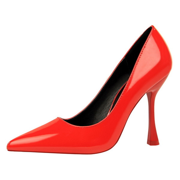 Pantofi de dama eleganti din piele lacuita in mai multe culori