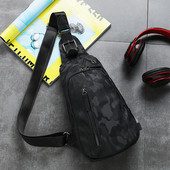 Geantă de bărbați mică și confortabilă, cu motive de camuflaj