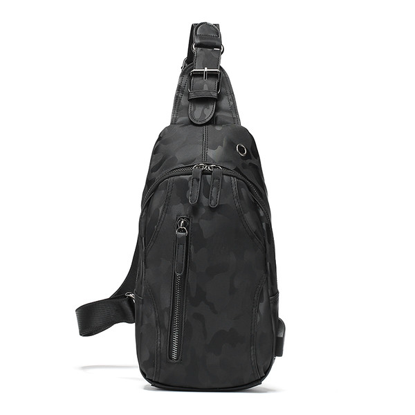 Geantă de bărbați mică și confortabilă, cu motive de camuflaj