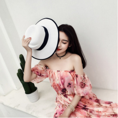 Palarie de plaja moderna de dama in mai multe culori