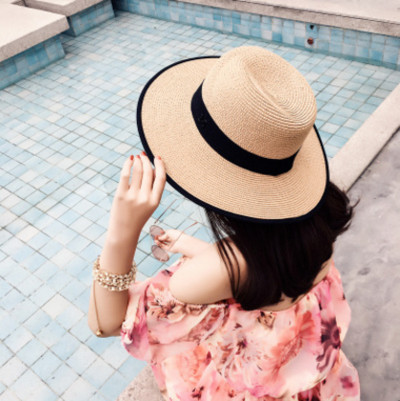 Palarie de plaja moderna de dama in mai multe culori