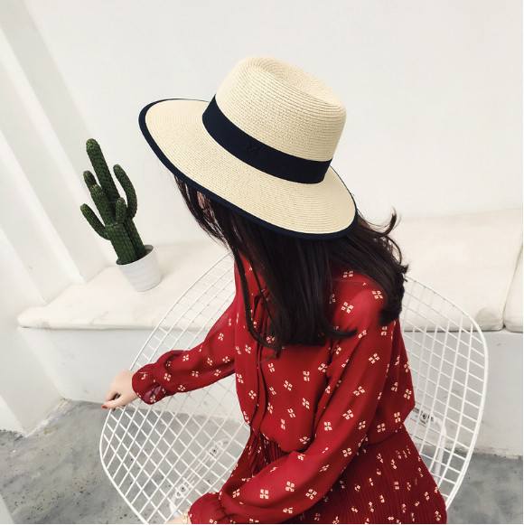 Palarie de plaja moderna de dama in mai multe culori