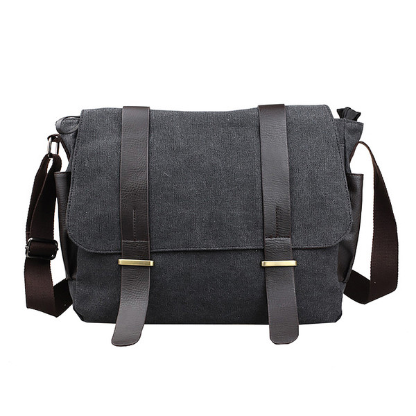 Geanta barbateasca moderna cu curea lunga in trei culori