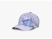 Γυναικείο αθλητικό καπέλο με ρέοντα χρώματα και floral στοιχεία