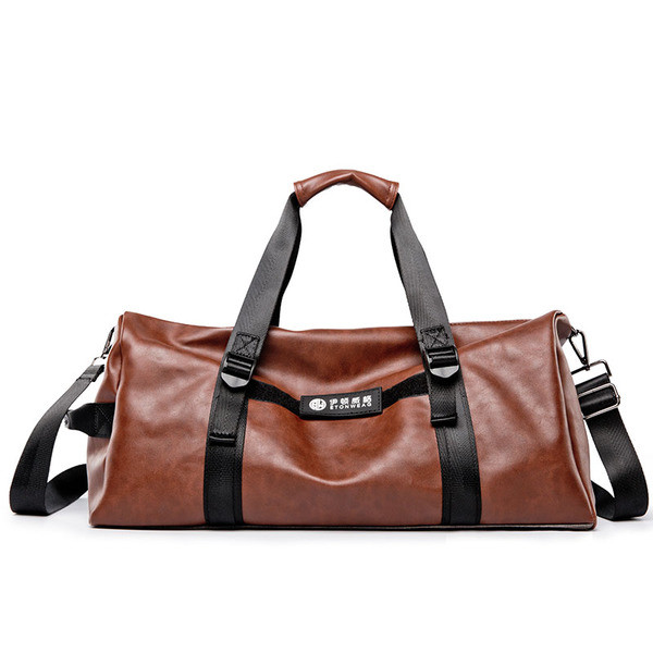 Ανδρική τσάντα σε δύο χρώματα κατάλληλα για ταξίδια ή αθλητισμό