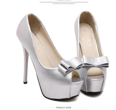 Pantofi de dama eleganti deschisi cu panglica