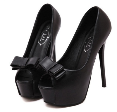 Pantofi de dama eleganti deschisi cu panglica