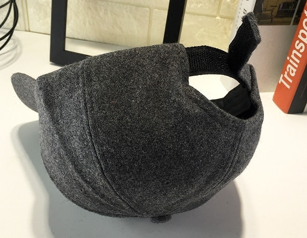 Pălărie sport pentru femei cu inscripție potrivită pentru bărbați și femei în negru și gri