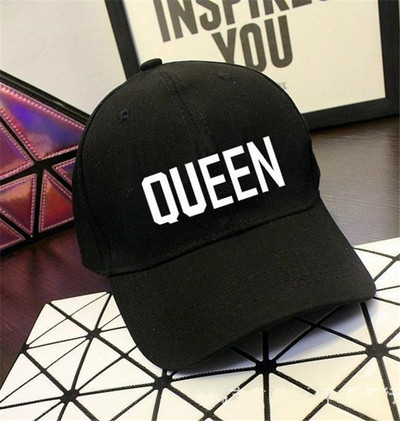 Pălărie cu inscripție pentru bărbați și femei în negru