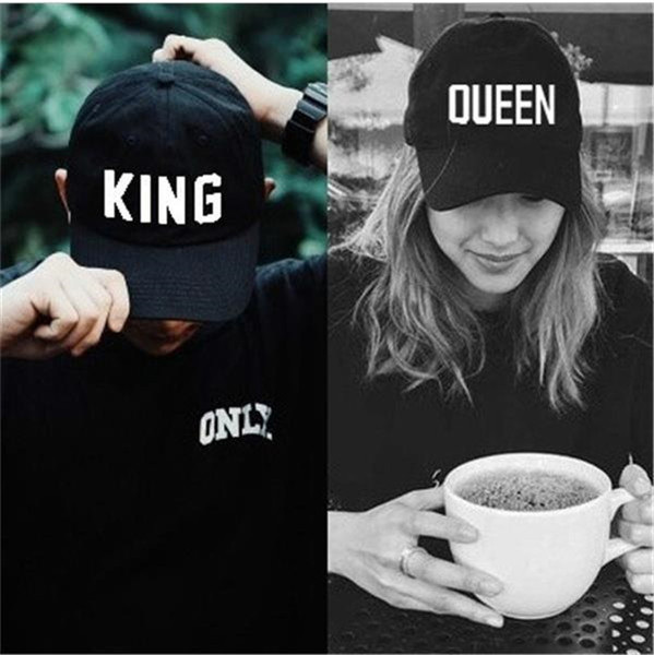 Pălărie cu inscripție pentru bărbați și femei în negru