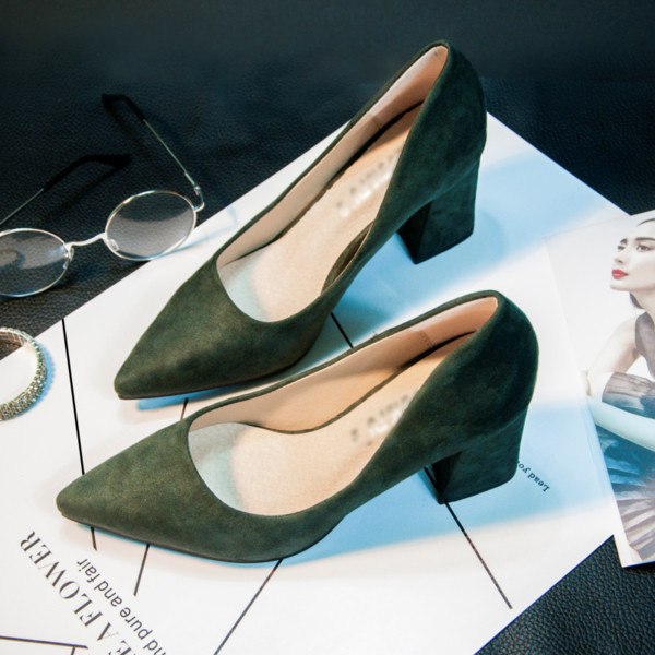 Pantofi eleganti din piele intoarsa in mai multe culori