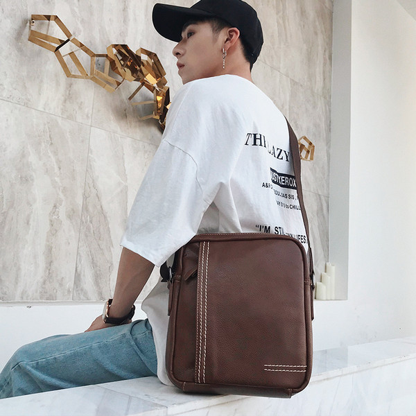 Geanta de zi cu zi pentru barbati in doua culori cu maner lung