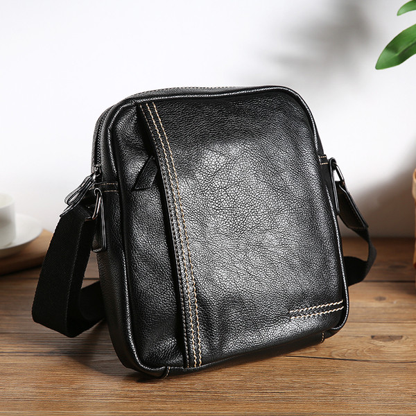 Geanta de zi cu zi pentru barbati in doua culori cu maner lung