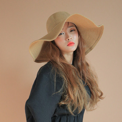 Palarie de plaja dama de vara in doua culori