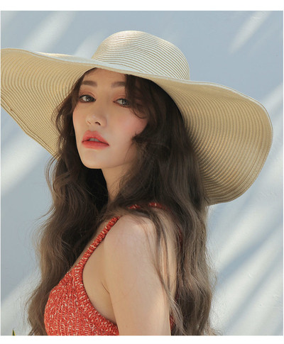 Palarie de plaja dama de vara in doua culori