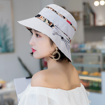 Palarie moderna de dama cu elemente florale in mai multe culori