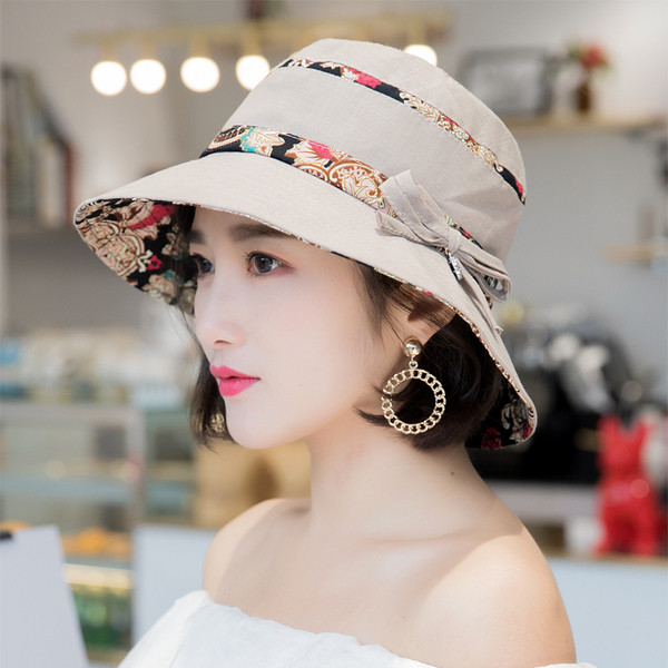 Palarie moderna de dama cu elemente florale in mai multe culori