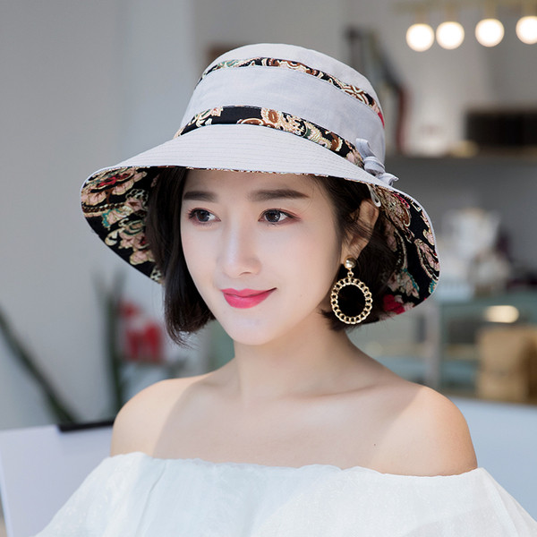 Palarie moderna de dama cu elemente florale in mai multe culori