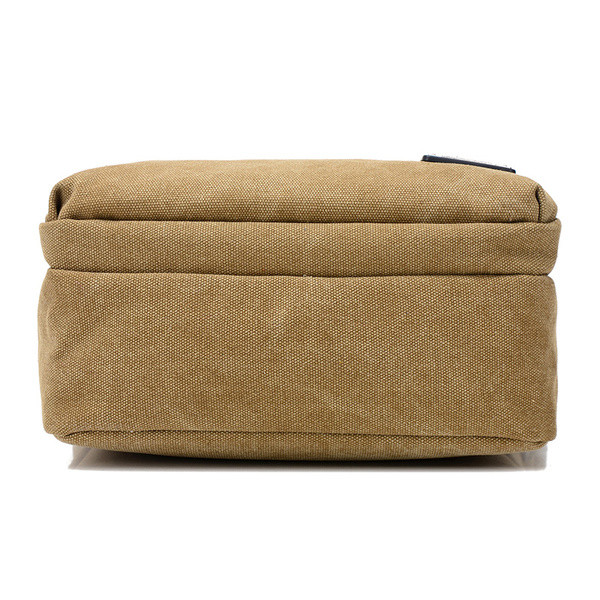 Casual ανδρική τσάντα με εξωτερικές τσέπες σε διαφορετικά χρώματα