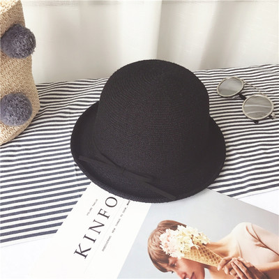 Palarie moderna de dama cu legatura in mai multe culori