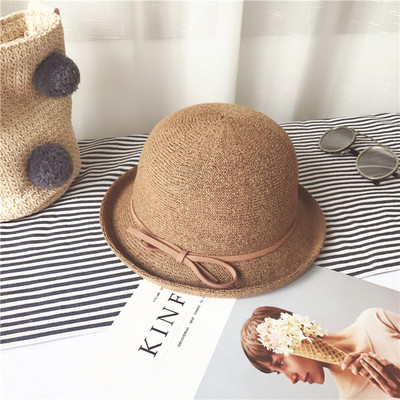 Palarie moderna de dama cu legatura in mai multe culori