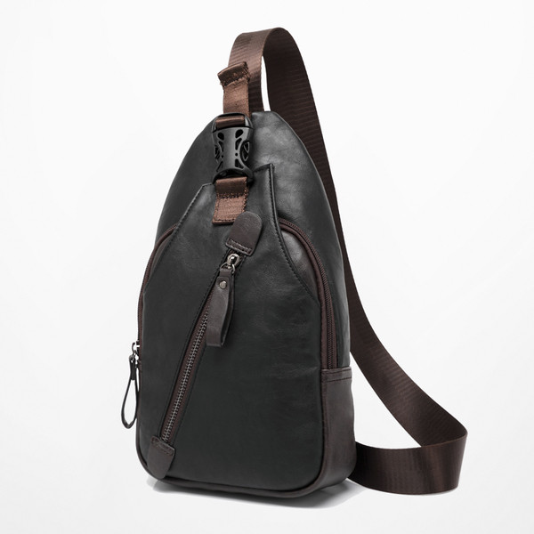 Ανδρική δερμάτινη τσάντα σε τρία χρώματα