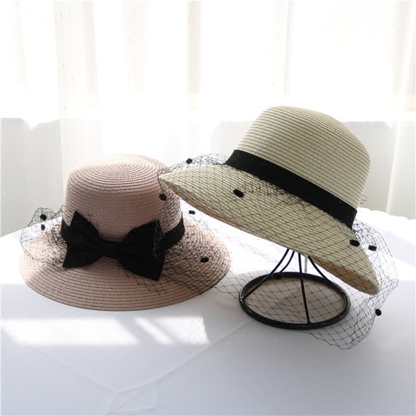 Palarie moderna de dama cu dantela in mai multe culori