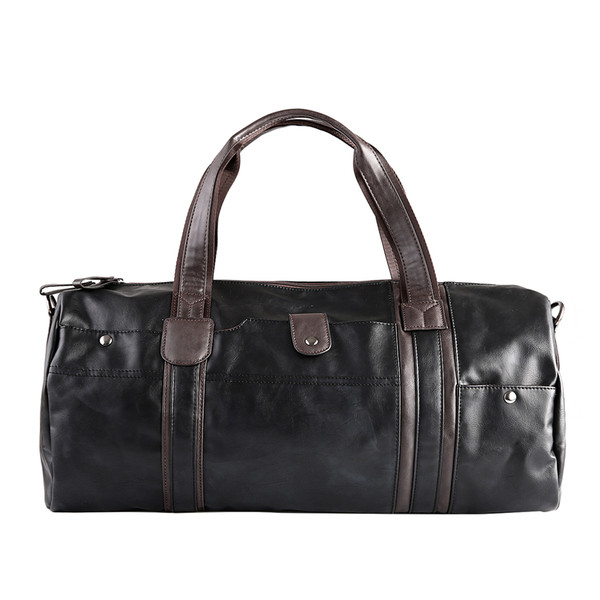 Geanta barbati in doua culori potrivita pentru sport sau calatorii