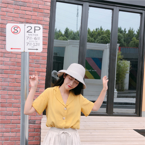 Palarie moderna de dama decorata cu panglica si perle in doua culori