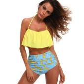 Costum de baie de damă NOU în două părți - în trei culori