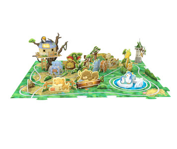 Puzzle mare 3D în două modele