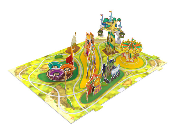 Puzzle mare 3D în două modele