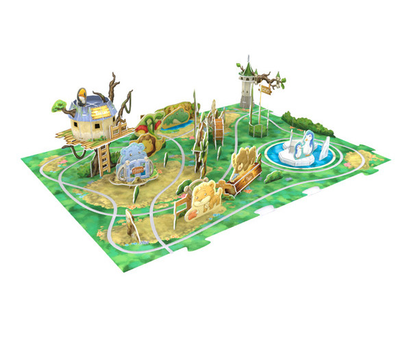 Puzzle mare 3D în două modele