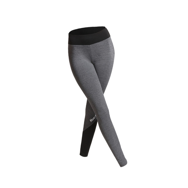 Jambiere bicolore de zi cu zi pentru femei, cu talie înaltă