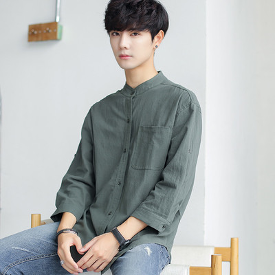 Cămașă simplă pentru bărbați, în patru culori