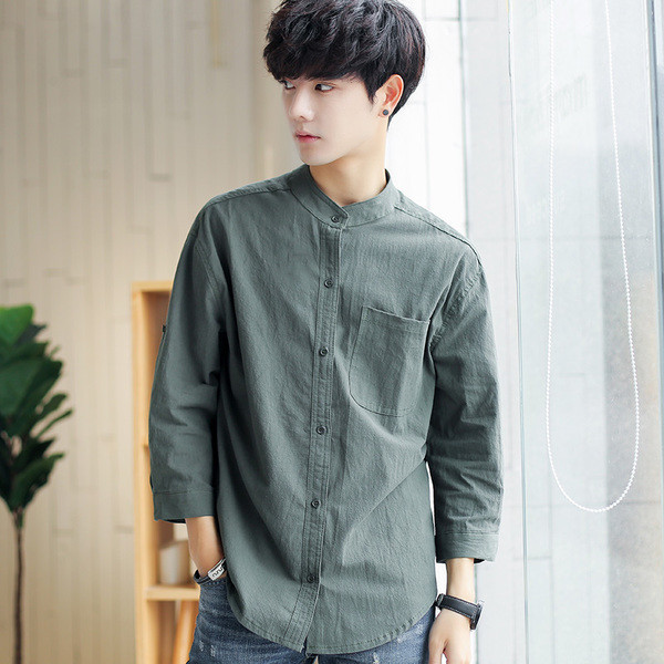 Cămașă simplă pentru bărbați, în patru culori