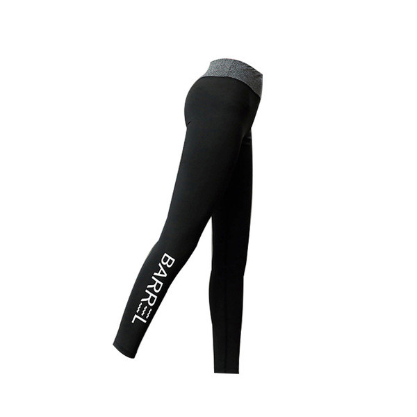 Jambiere sport de damă cu talie înaltă cu inscripție