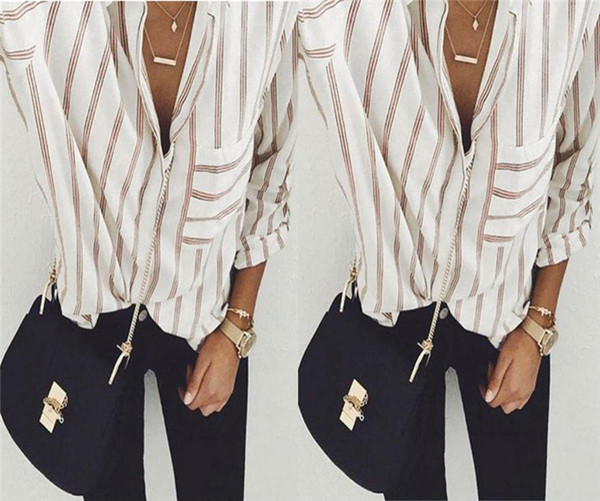 Camasa de dama comoda model cu dungi late