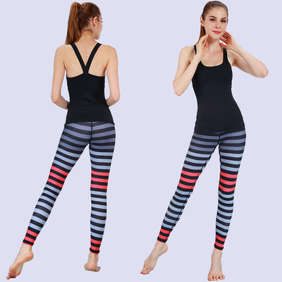 Дамски цветен раиран клин в няколко цвята