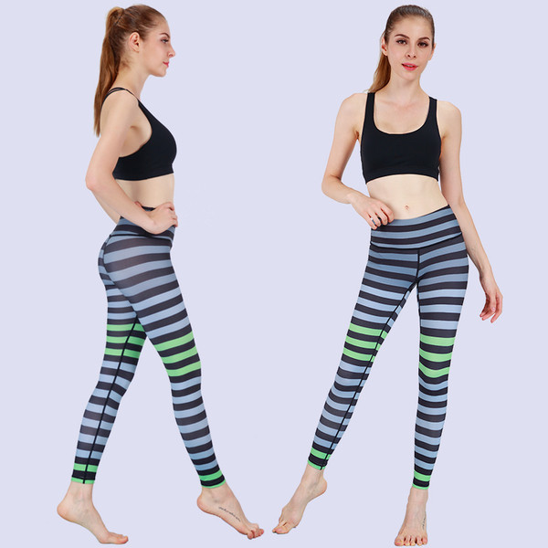 Дамски цветен раиран клин в няколко цвята