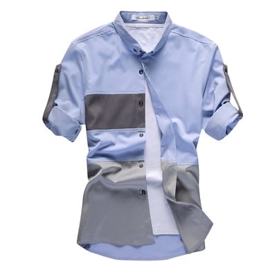 Cămașă bărbătească cu culori irizate în trei culori