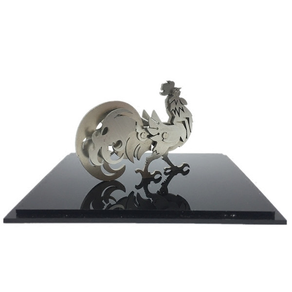 Cocoș - un mic puzzle 3D